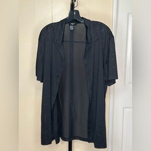 Men's Black Mesh Jacket